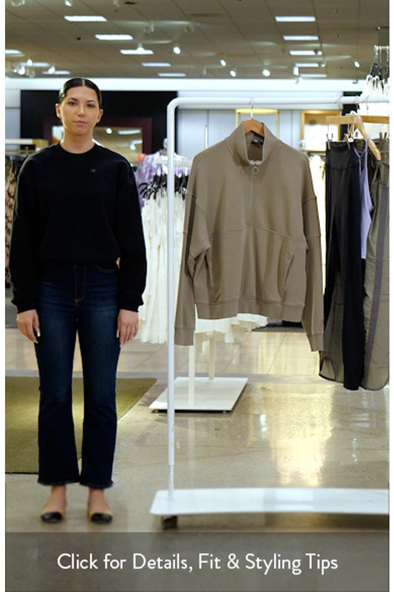 Sedona Cotton Blend Half-Zip Sweatshirt (Women) | Nordstrom