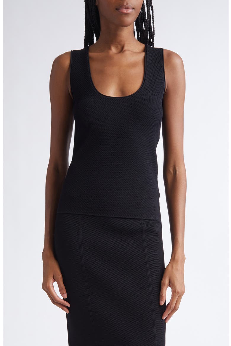 Venezia Knit Tank, Main, color, BK00 BLACK