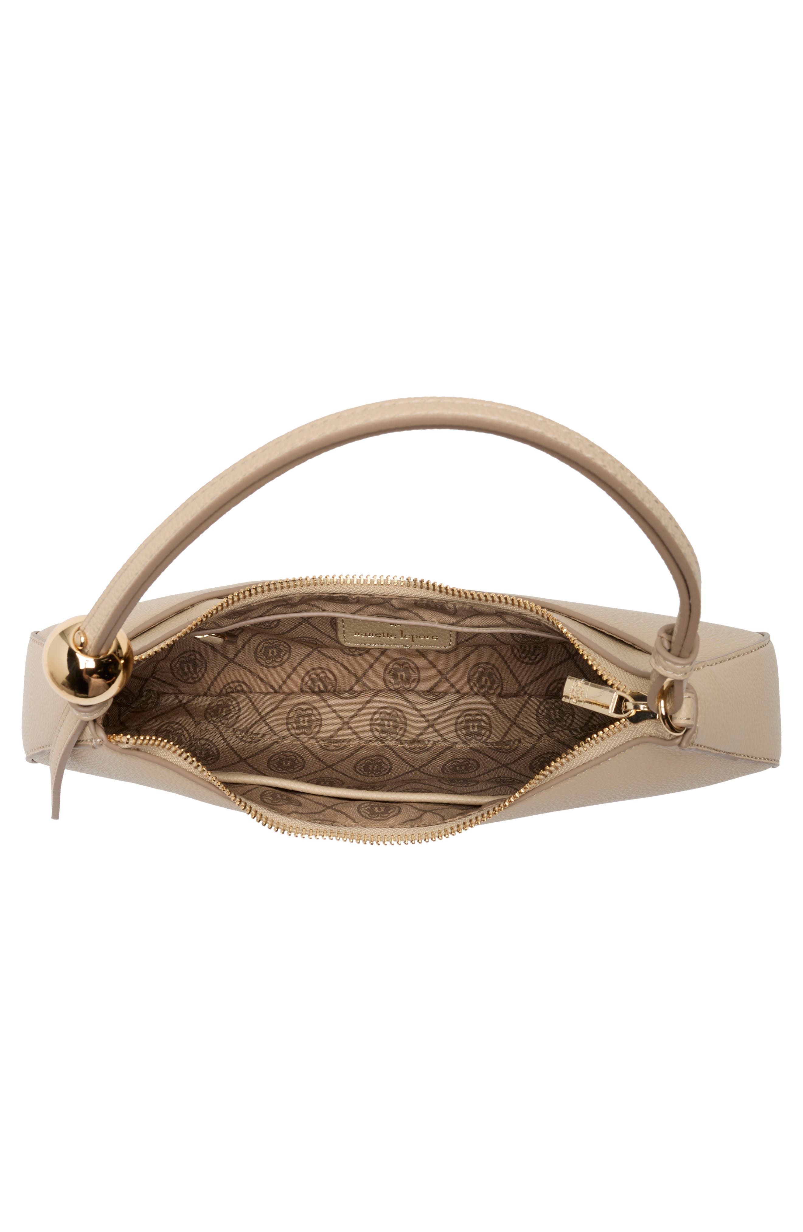 Nanette Lepore East/West Shoulder Bag, Alternate, color, Oatmeal