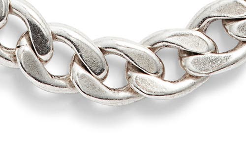 Child Of Wild Rhapsody Cuban Chain Necklace In Silver