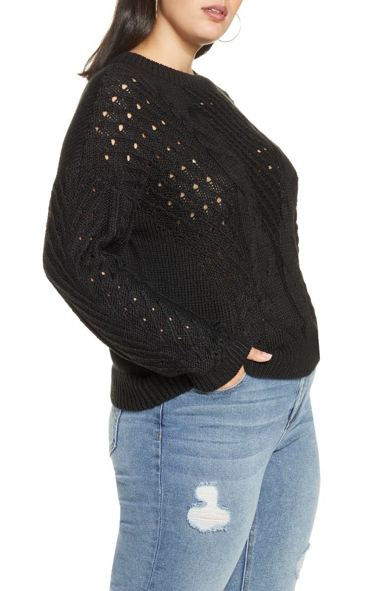 BP. Spring Cable Sweater, Alternate, color, 