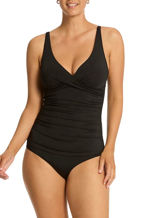 Cross Front Tankini Top