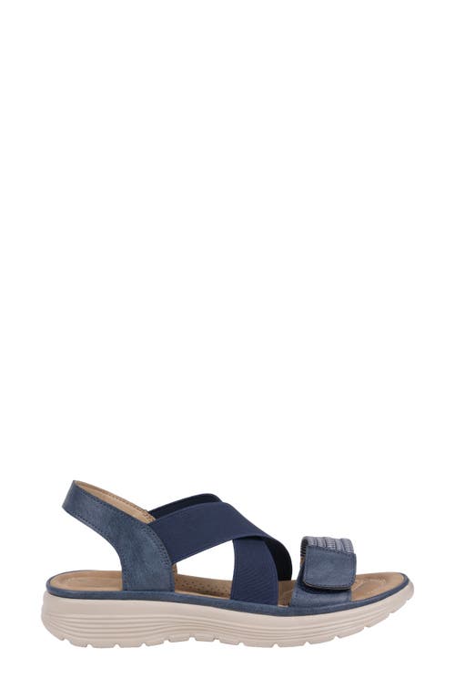 Gc Shoes Ariel Comfort Slingback Sandal In Navy