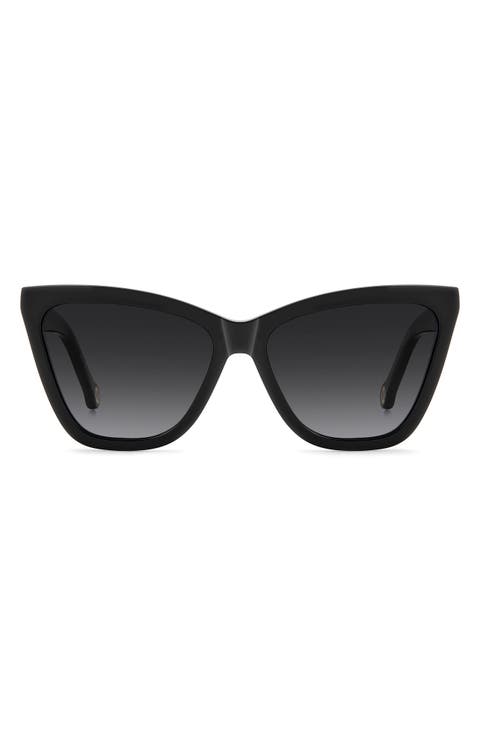 59mm Gradient Cat Eye Sunglasses