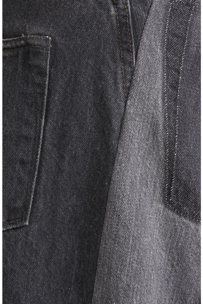 Remake Denim Mark VI Maxi Skirt, Alternate, color, BLACK ASSORT