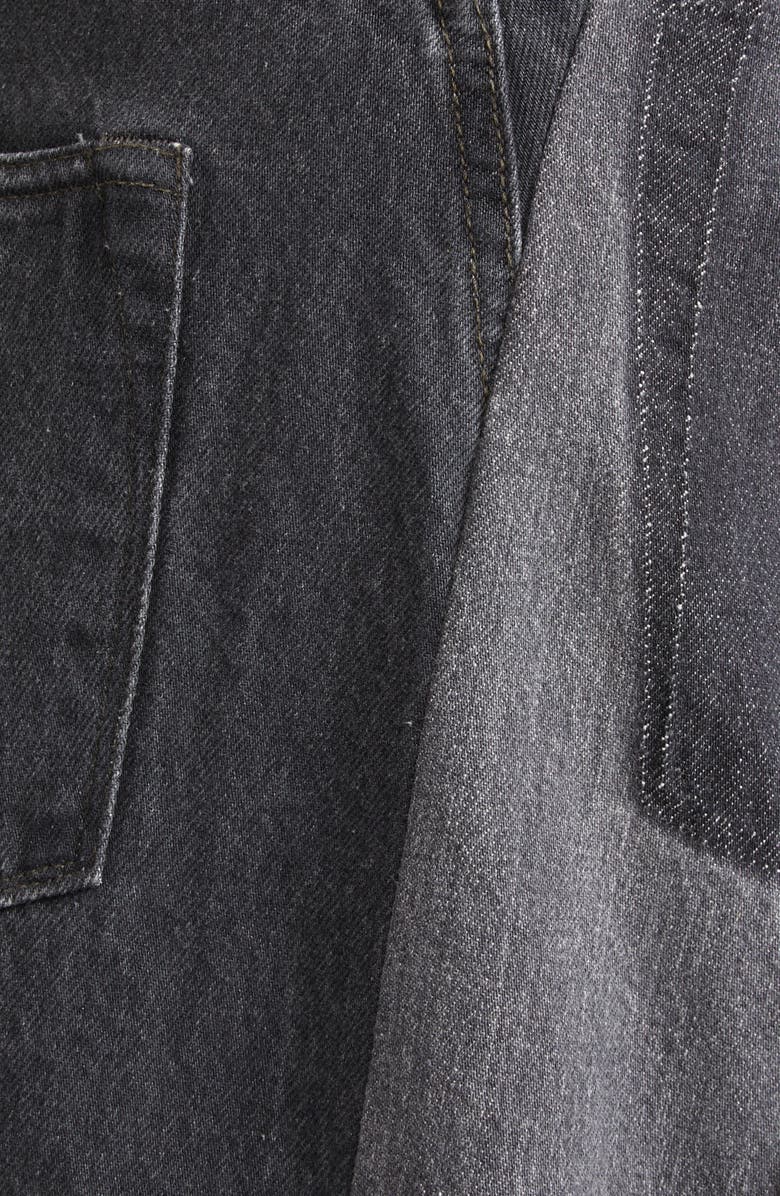 KURO Remake Denim Mark VI Maxi Skirt, Alternate, color, Black Assort