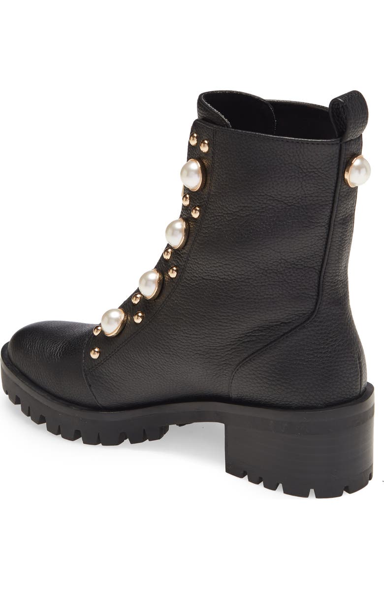 KARL LAGERFELD PARIS Payzlee Lug Sole Boot, Alternate, color,