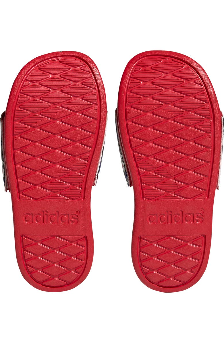 adidas Kids' x Disney Spider-Man Slide Sandal, Alternate, color,