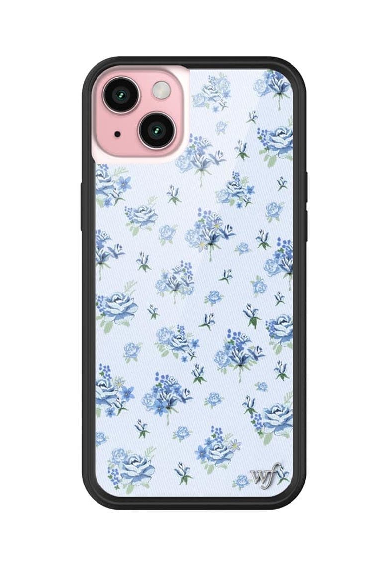 Forget Me Not Floral iPhone Case, Alternate, color, Blue