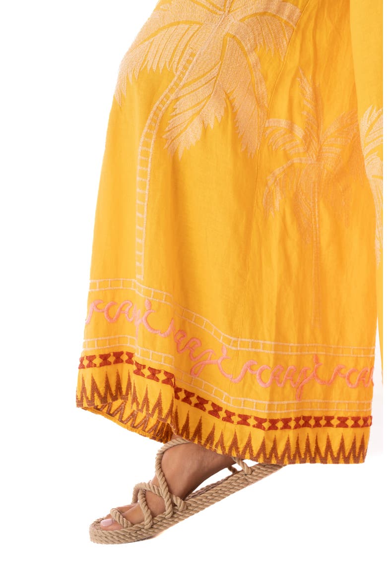 Stitchy Palom Azura Cover-Up Jumpsuit, Alternate, color, YELLOW