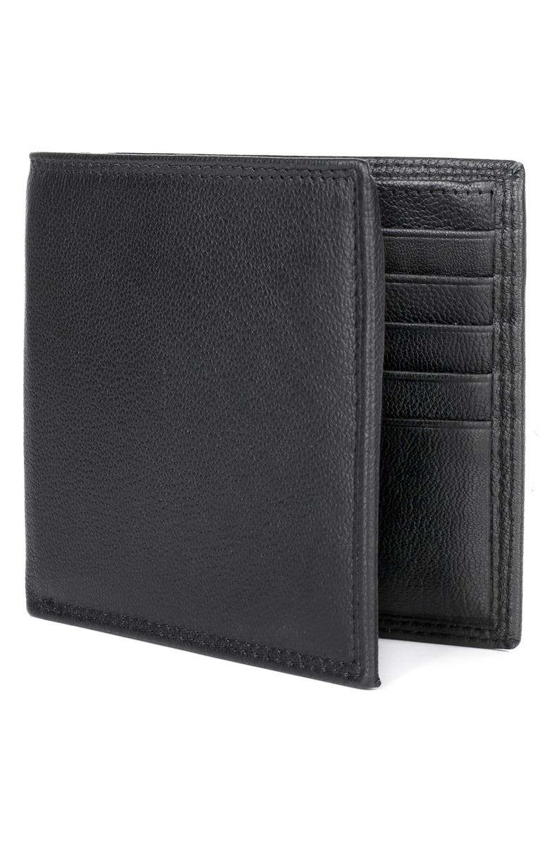 BUXTON RFID Leather Cardex, Alternate, color, Black