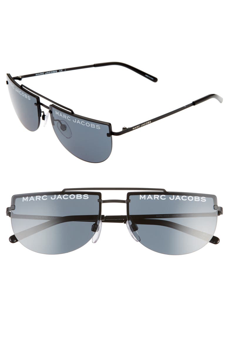 Marc Jacobs The Marc Jacobs 56mm Rimless Sunglasses, Main, color, 