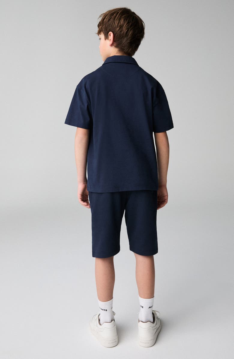 smALLSAINTS by ALLSAINTS Kids' Oversize Polo & Knit Shorts Set, Alternate, color,