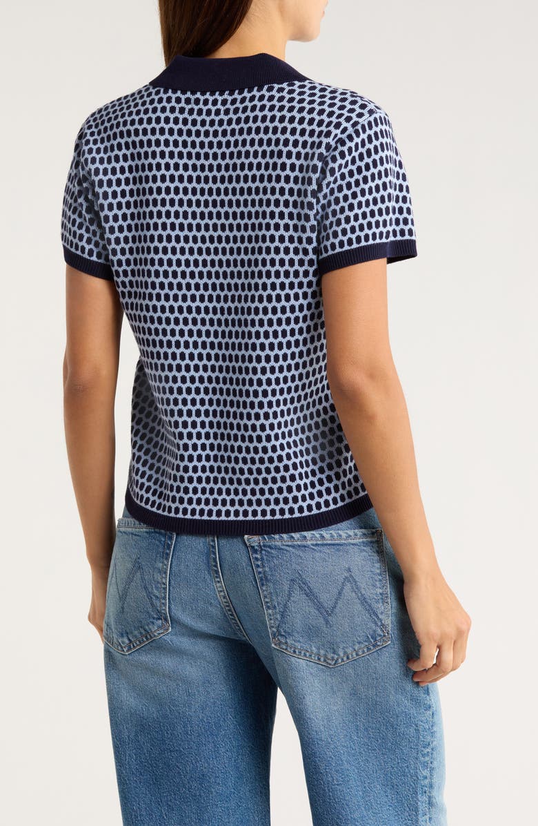 Obey Ogla Polo Sweater, Alternate, color, Evening Blue Multi