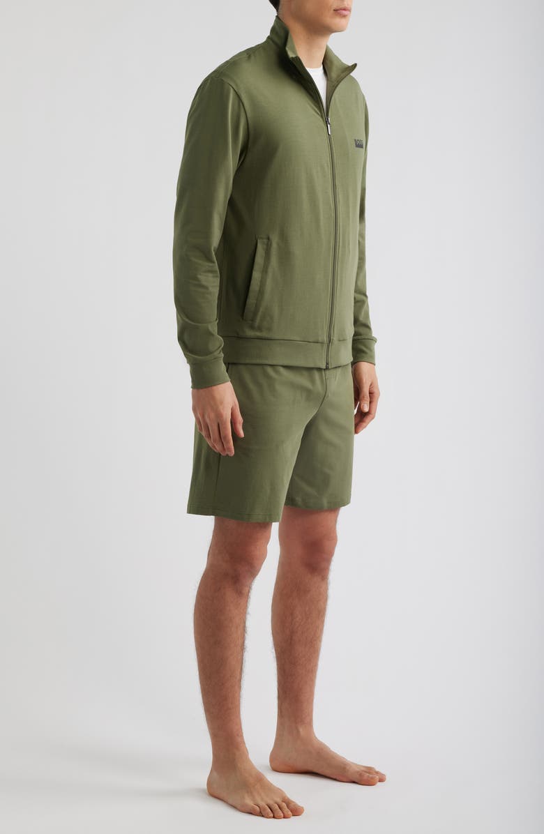 BOSS 365 Track Jacket & Shorts Set, Alternate, color, Open Green