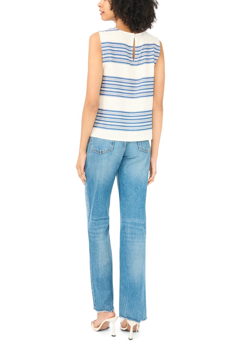 Vince Camuto Stripe Sleeveless Top, Alternate, color, 