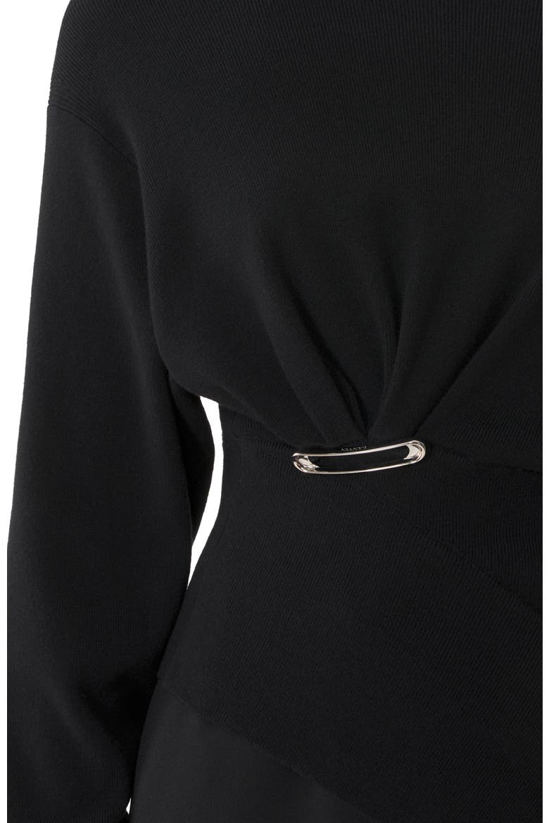 Wool And Cashmere Sweater, Alternate, color, Black