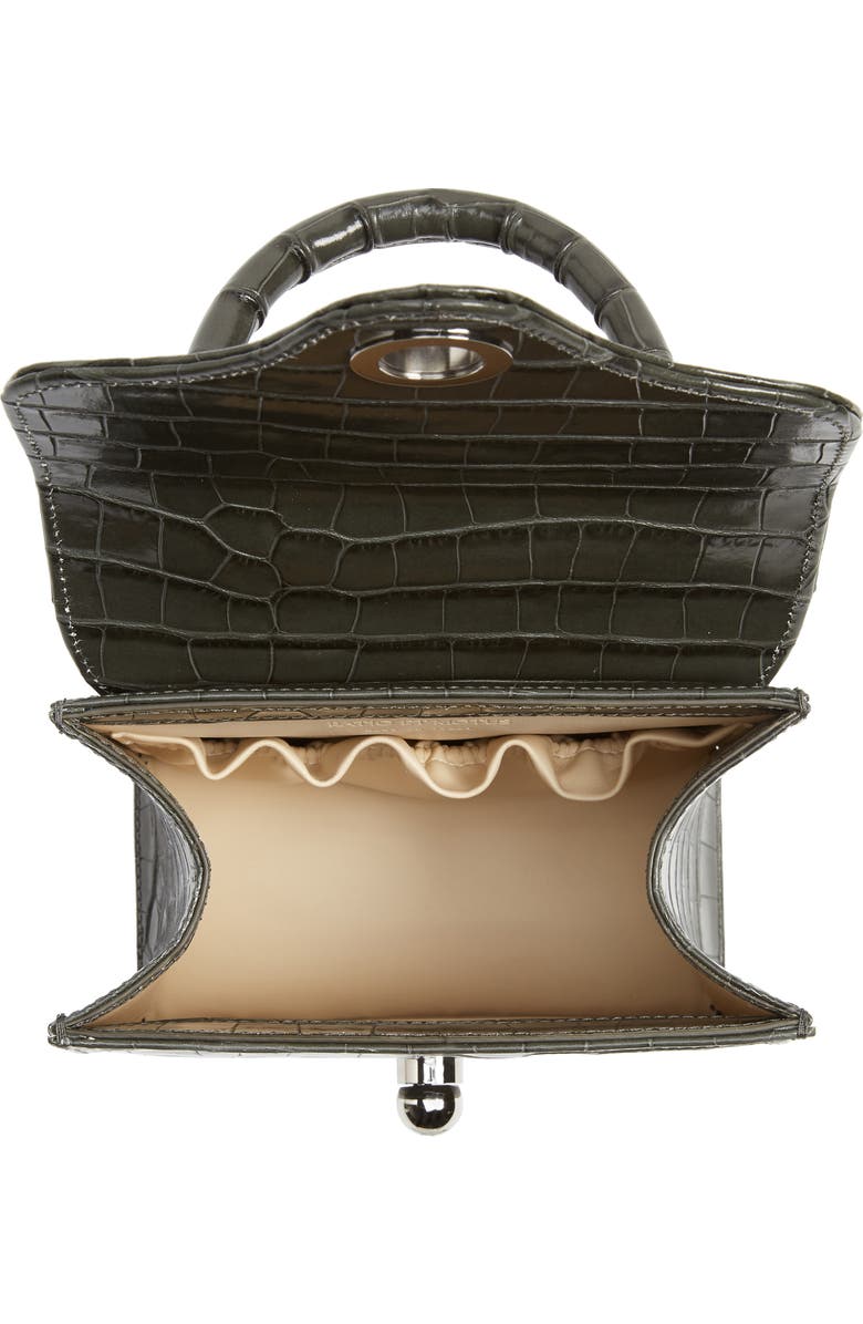 Ratio et Motus Lady Croc Embossed Leather Top Handle Bag, Alternate, color,