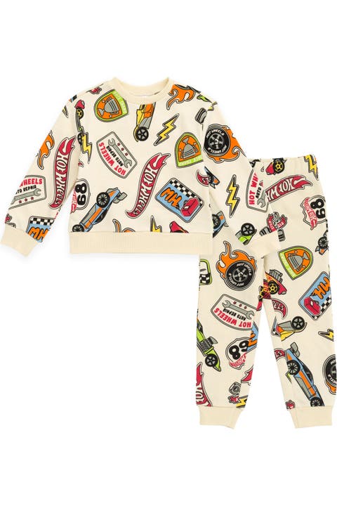 Fleece 2-Piece Sweatshirt and Pants Set