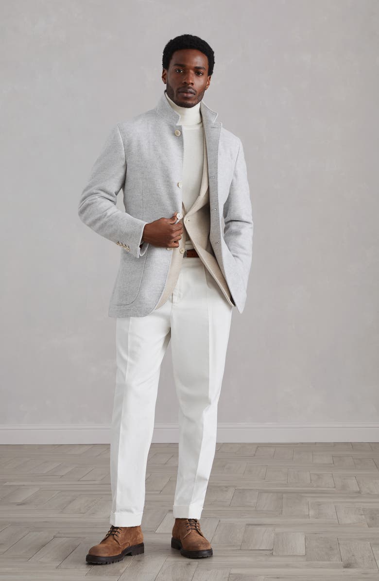 Brunello Cucinelli Blazer-style outerwear, Alternate, color, 