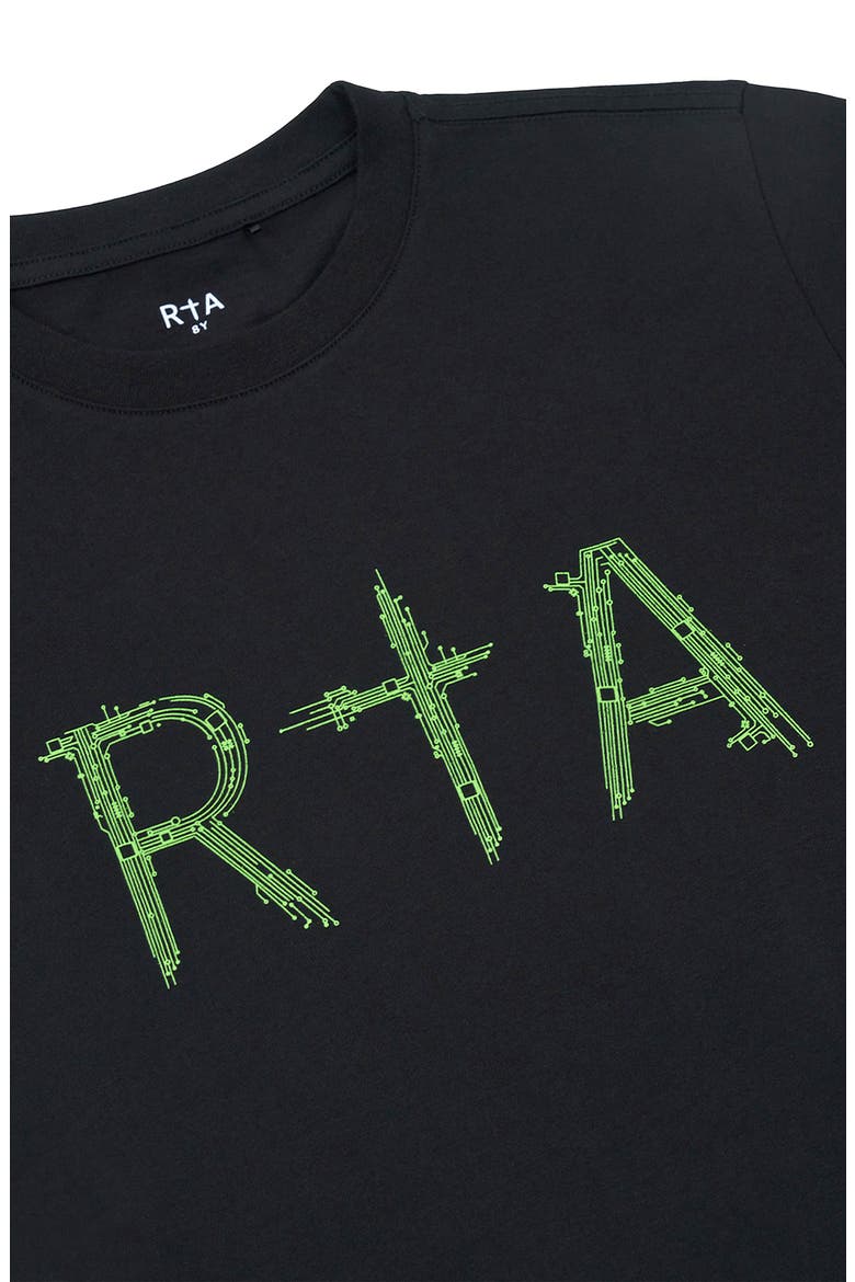 Kids' Lawson Circuit Logo Graphic T-Shirt, Alternate, color, BLACK CIRCUIT RTA