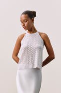 NAKED CASHMERE ALOUETTE CABLEKNIT TANK