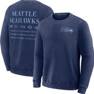 FANATICS Men's Fanatics Navy Seattle Seahawks Deep Route Pullover Sweatshirt