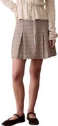 Marine Layer Lola Pleated Moleskin Miniskirt