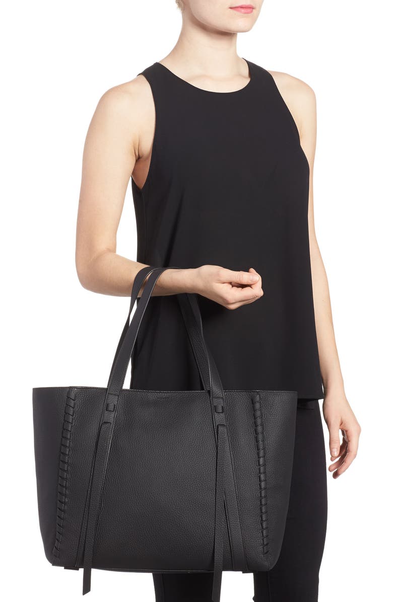 AllSaints Ray Nubuck Tote, Alternate, color,