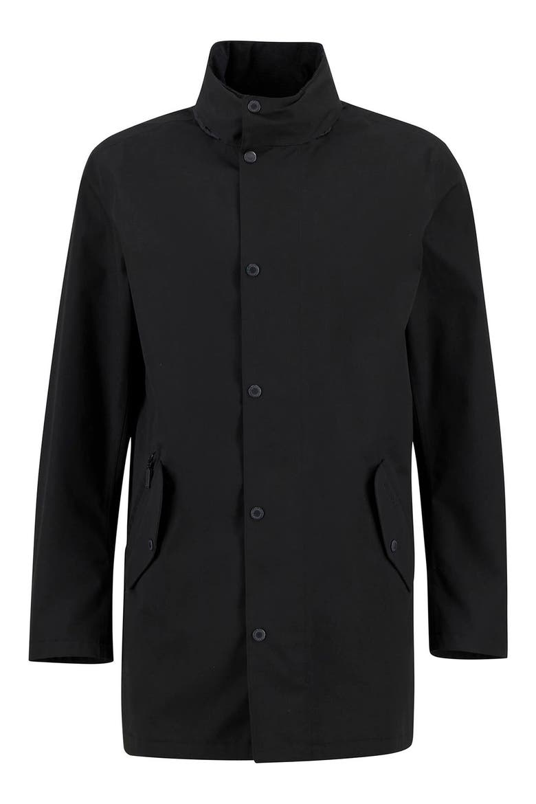 Chelsea Waterproof Twill Jacket, Alternate, color, BLACK