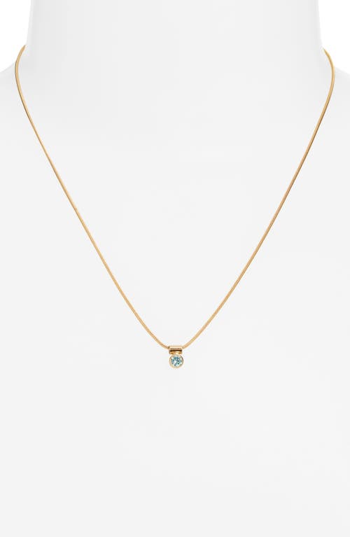 Set & Stones Elllie Something Blue Pendant Necklace