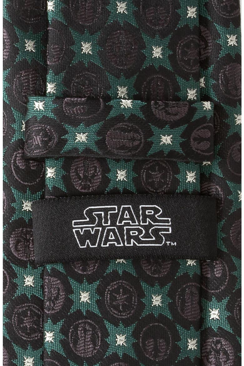 Star Wars™ Insignia Medallion Tie, Alternate, color, BLACK/ GREEN MULTI