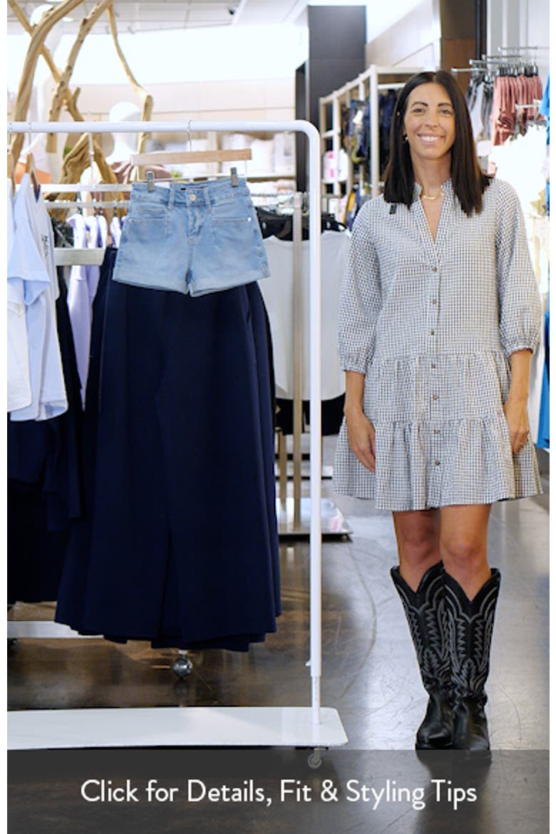 Kids' Pleated Rolled Cuff Denim Shorts video