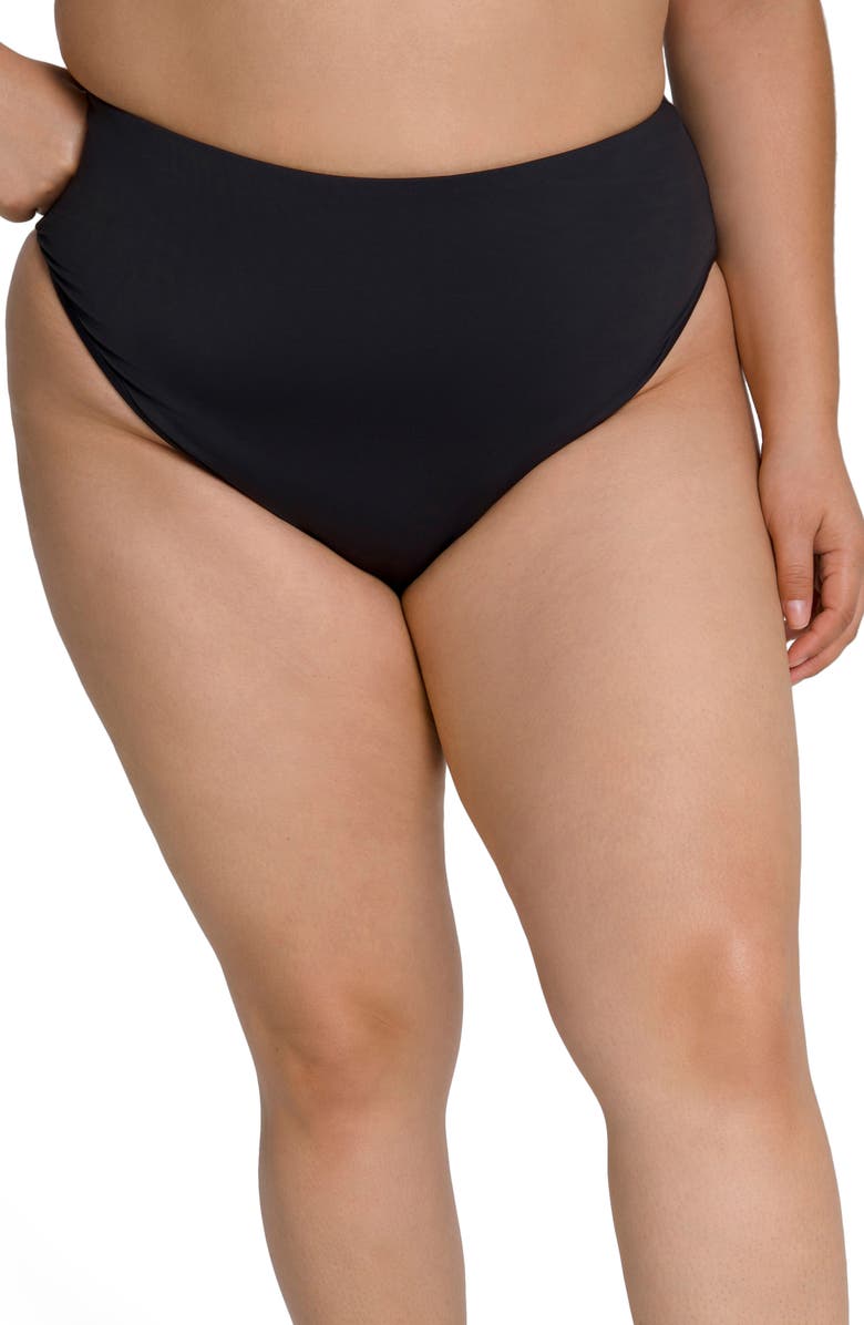 Good American High Waist Reversible Swim Bottoms, Alternate, color, 