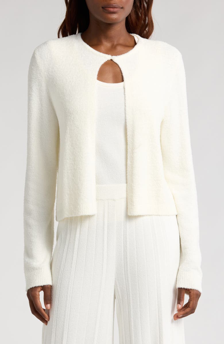 Barefoot Dreams<sup
®</sup
 CozyChic Lite<sup
®</sup
 Cardigan, Alternate, color, Pearl