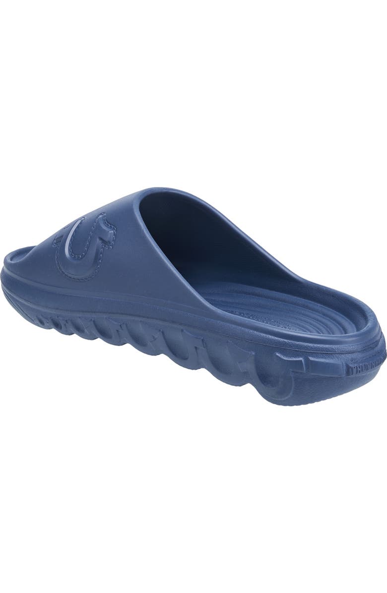 True Religion Tupac Molded Slide, Alternate, color, Navy