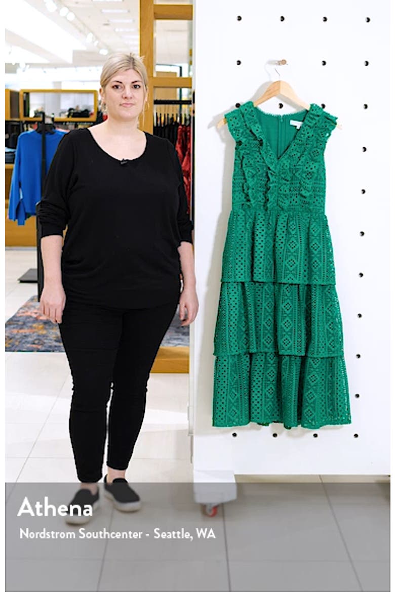 Sleeveless Tiered Midi Dress video