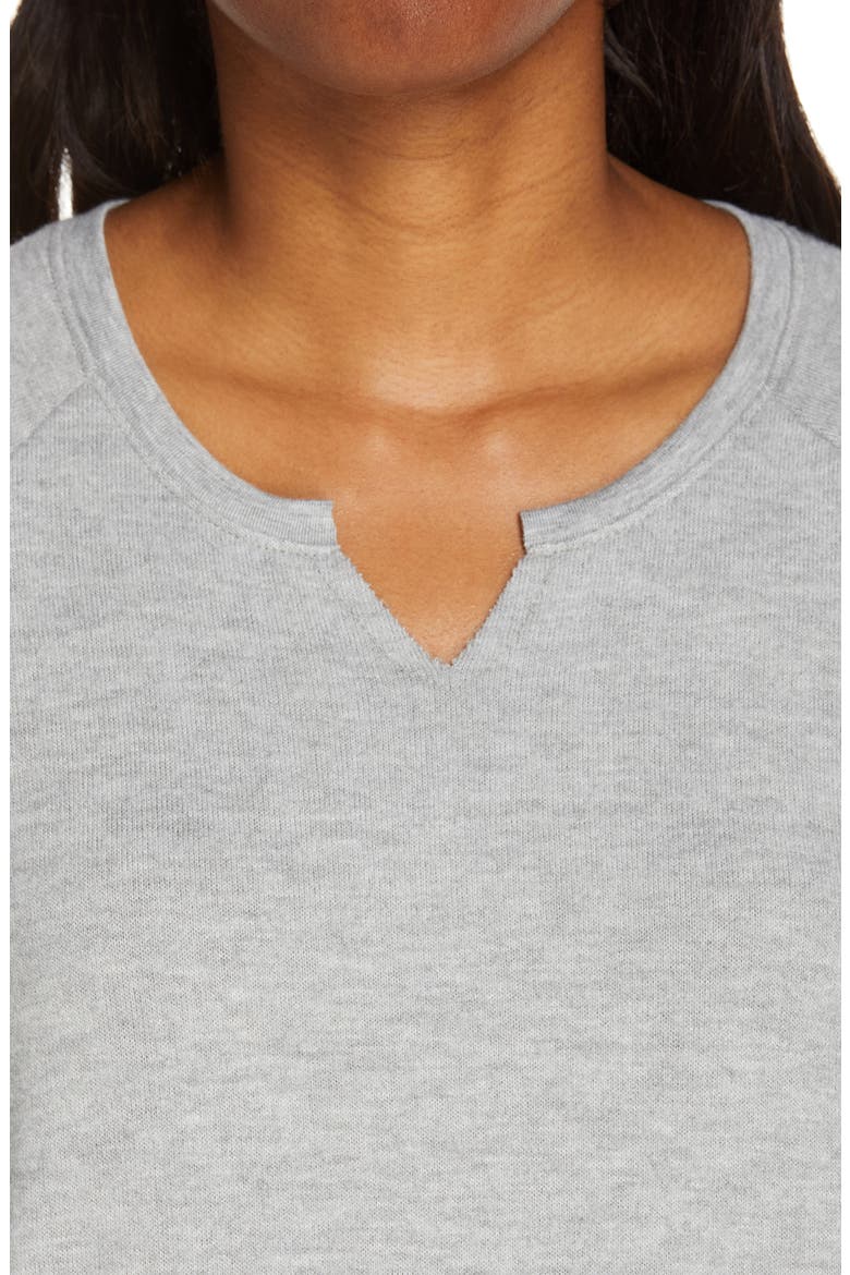 Pullover Top, Alternate, color, HEATHER GREY