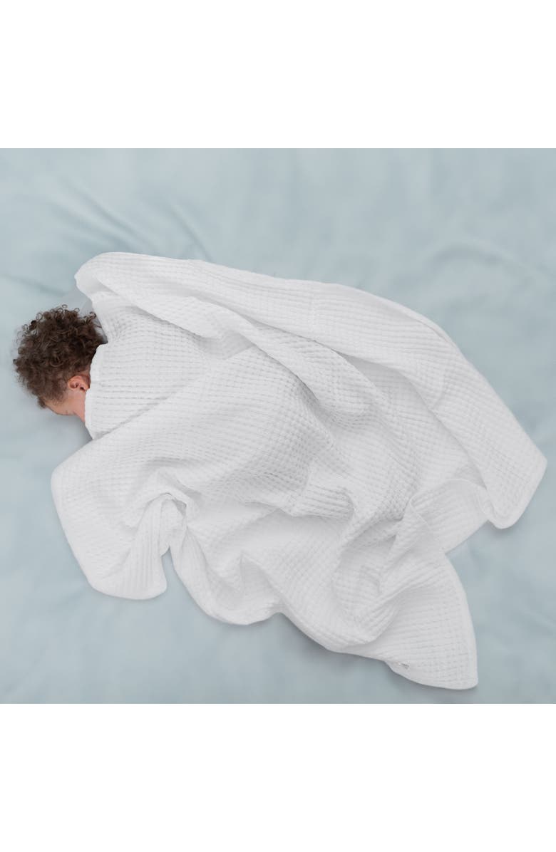 Comfy Cubs Baby Waffle Blankets, Alternate, color, White