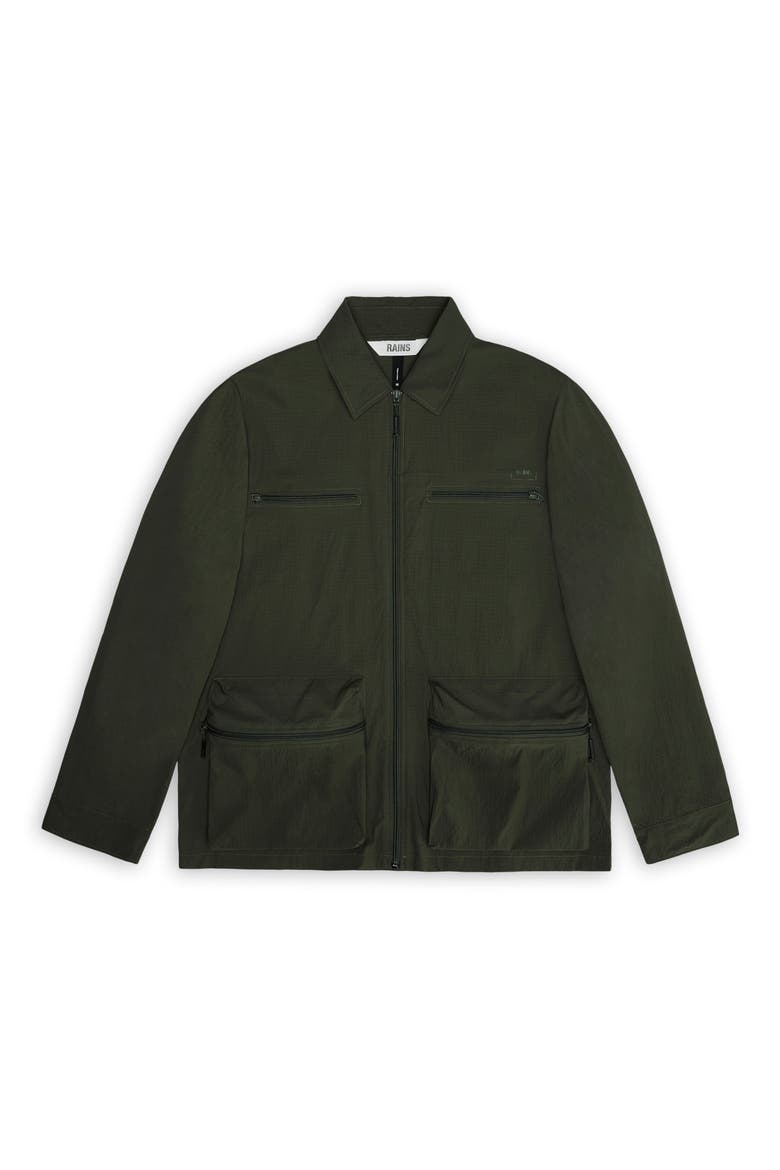 Tomar Ripstop Overshirt, Alternate, color, GREEN