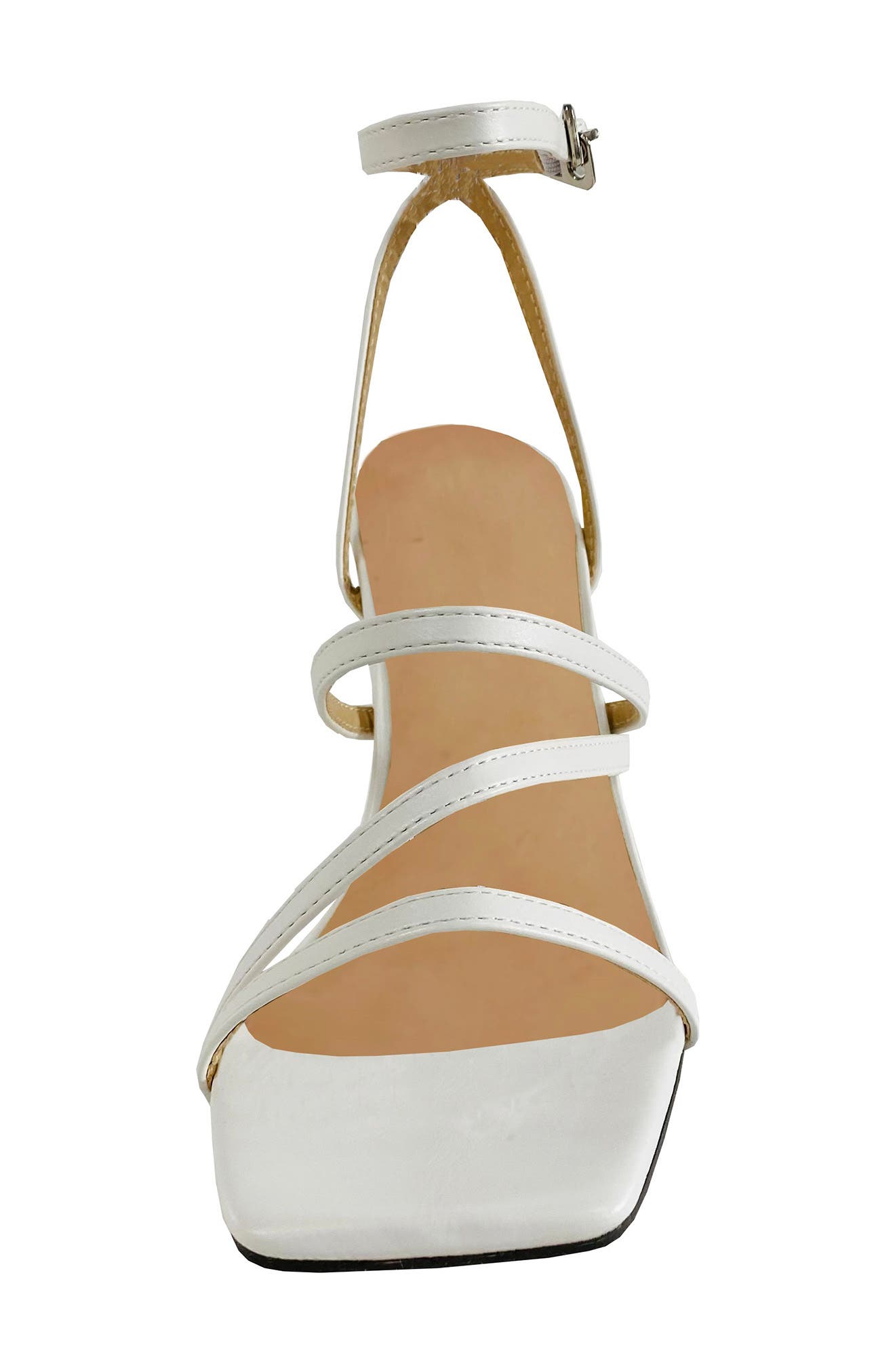 MIQUE Kim Strappy Faux Leather Sandal, Alternate, color, 
