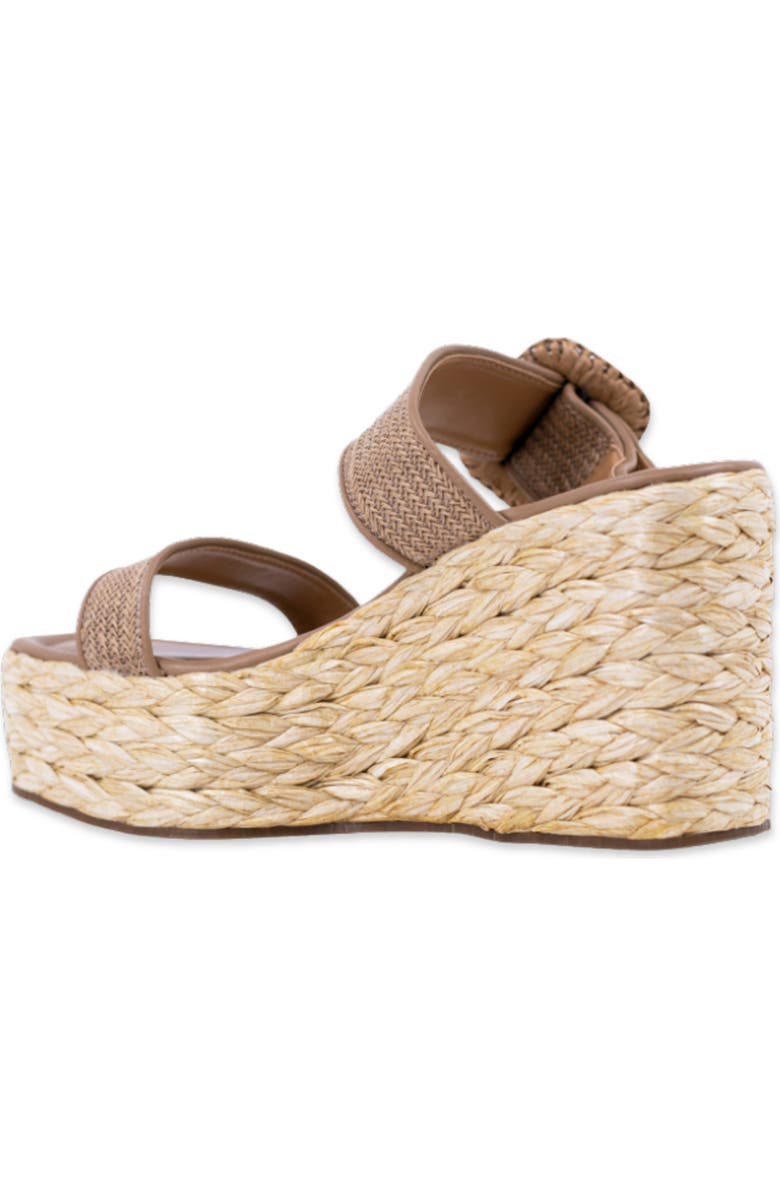 SHUSHOP Leena Platform Wedge Espadrille Sandal, Alternate, color, Natural