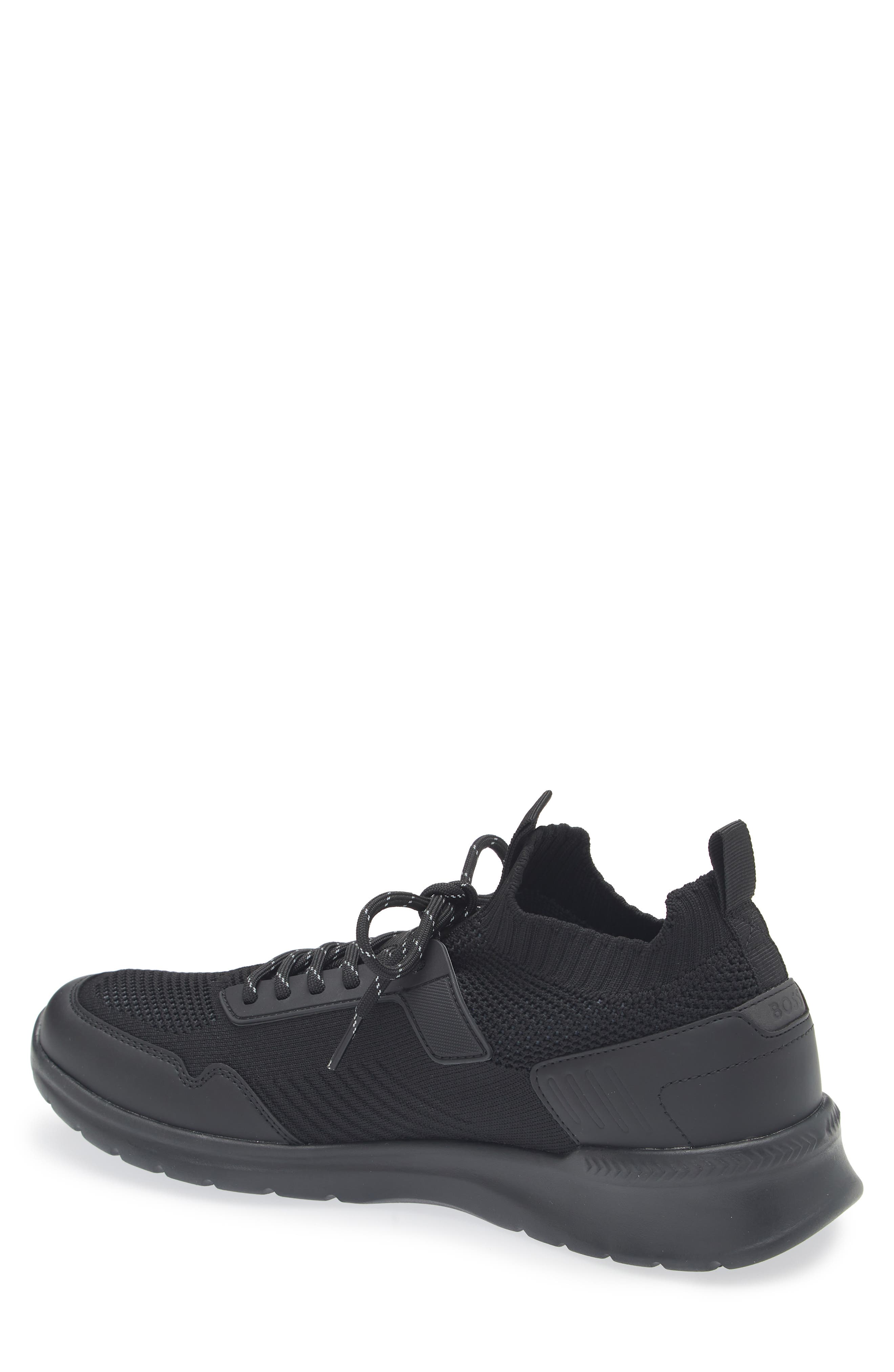 BOSS Extreme Knit Sneaker, Alternate, color, Black