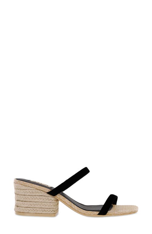 Mia Limited Edition Isabeli Espadrille Slide Sandal In Black