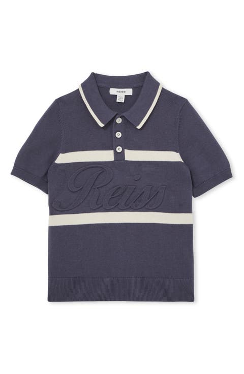Kids' Ellis Stripe Cotton Polo (Little Kid & Big Kid)