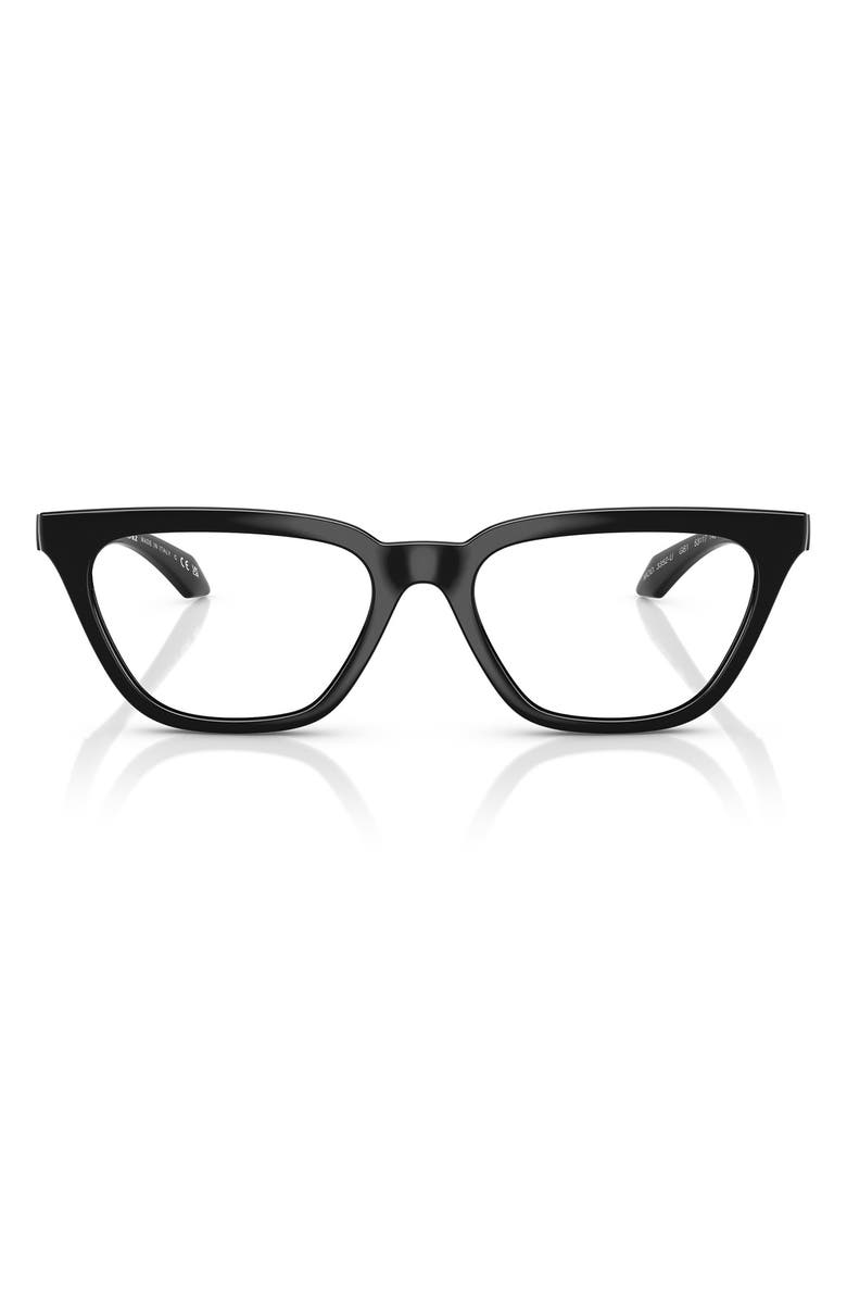 Versace 53mm Cat Eye Optical Glasses, Main, color, 