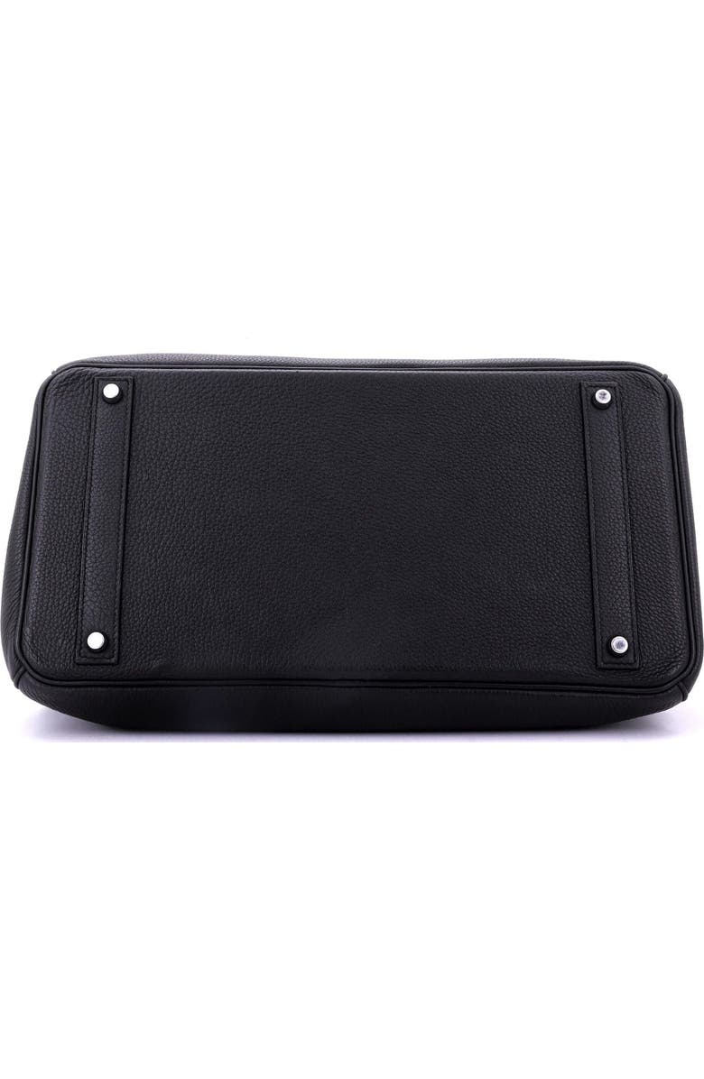 Pre-Owned Hermes Birkin Handbag Black Togo with Palladium Hardware 40, Alternate, color, Noir