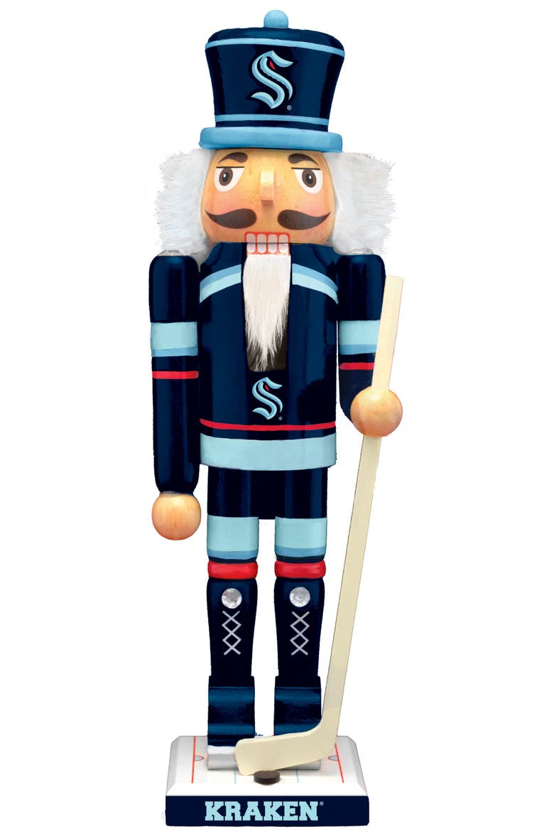 Seattle Kraken Collectible Nutcracker, Main, color, Multicolor