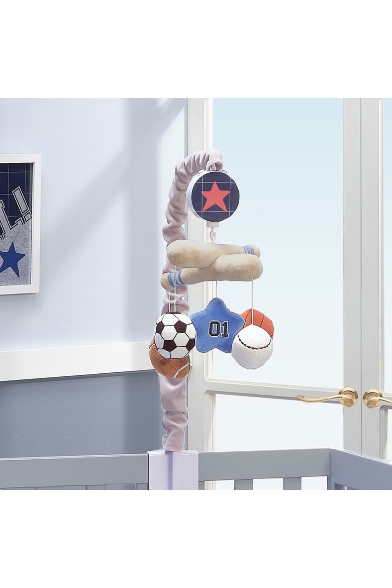 Baby Sports Musical Baby Crib Mobile Soother Toy, Alternate, color, Multicolor