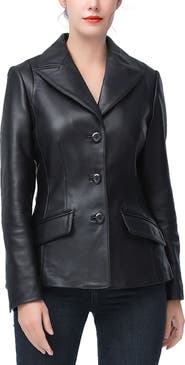 Kimi & Kai Mya Leather Blazer
